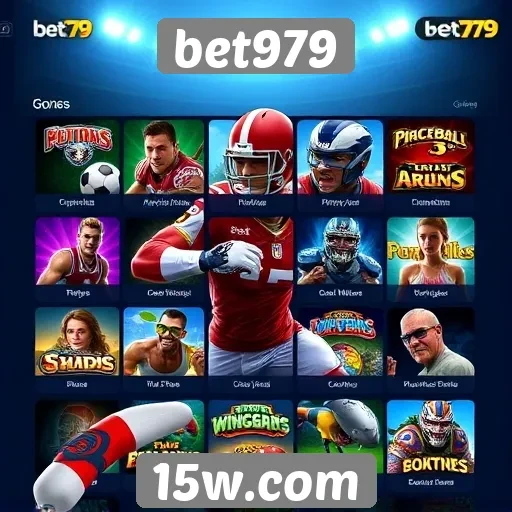 Diversidade de jogos oferecidos pela plataforma bet979